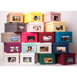 HNFD XL фотобокс Kandra 700 фотографій 15x20 см рожевий