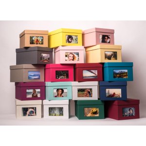 HNFD XL фотобокс Kandra 700 фотографій 15x20 см рожевий