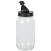Банка для зберігання з кришкою Ø 8x22 см Clayre & Eef 6GL2779