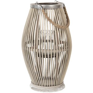 Ліхтар Clayre & Eef 6RO0470M Ø 23x40 см Сіре...