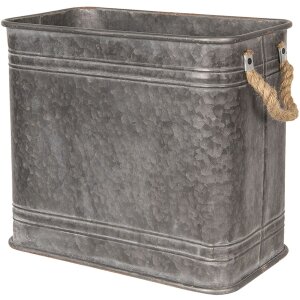 Декоративне залізне відро (2 шт.) 44x26x39 - 38x22x33 см Clayre & Eef 6Y3737