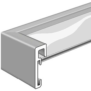 Nielsen алюминиевая фоторамка Alpha TCSC 40x40 см матовый янтарь