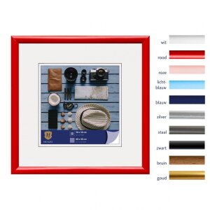 Рамка пластикова Henzo Napoli 40x40 см червона