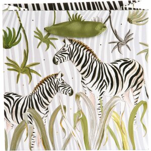 Подарунковий пакет Wild Life Зебра 18x18x8 см