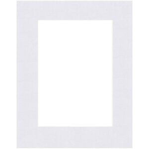Паспарту 15x20 см для 10x15 см екстра білого кольору