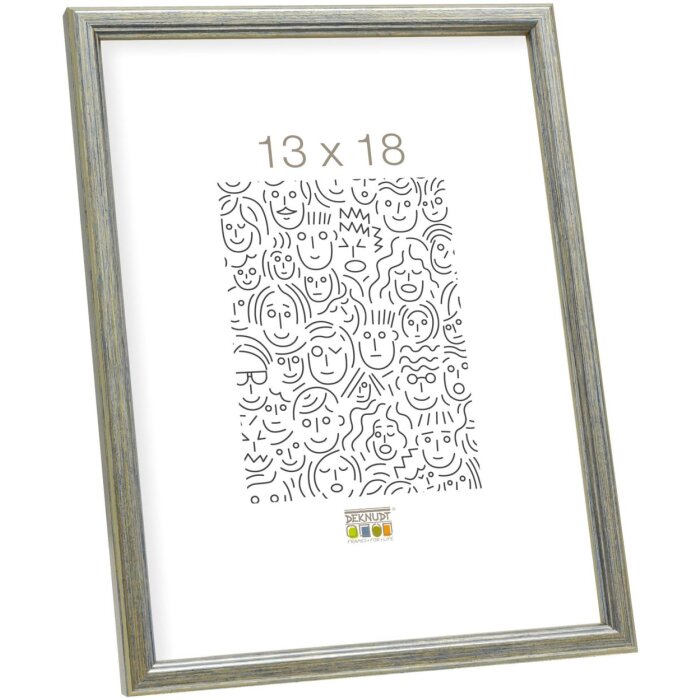 S236D1 Деревянная рамка серебро 21x30 см