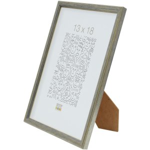 S236D1 Деревянная рамка серебро 21x30 см