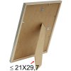 S236D1 Деревянная рамка серебро 21x30 см