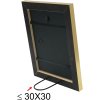 Деревяна рамка S45YA1 золото 13x18 см звичайне скло