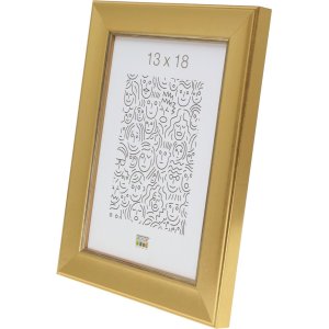 Деревяна рамка S45YA1 золото 21x30 см антиблікове скло
