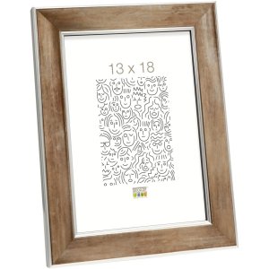 Деревяна рамка Deknudt S45YD бронза 13x18 см антиблікове...
