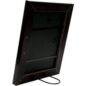 Деревяна рамка S46EA3 Золотий край 18x24 см антиблікове скло