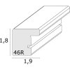 Рамка для картини S46RG з темного дерева 20x25 см
