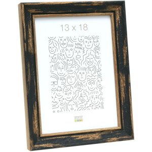 Деревянная рамка S46TG черная 30x40 см