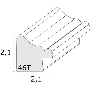 Деревянная рамка S46TG черная 30x40 см