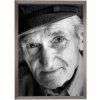 Холщовая фоторамка S46V серебро 50x70 см