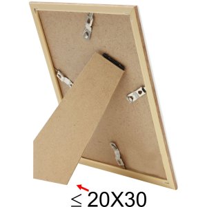 Рамка пластикова S46WG білий край натуральний 10x15 см