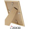 Рамка пластикова S46WG білий край натуральний 10x15 см