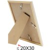 Пластикова рамка S46WG натуральний світлий край білий 10x15 см