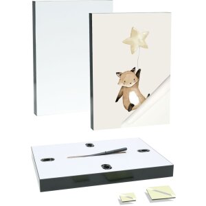 Самоклеючий пінопластовий фотоблок чорний (набір з 2 шт.) 20x20 см