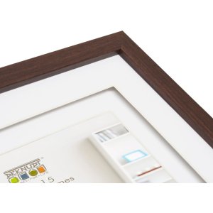 Деревяна рамка Raher 13x13 см коричнева