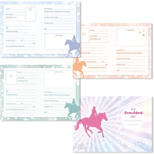 Goldbuch книга друзей A5 лошадь друг арт принт обложка 15x21 см 88 стр.