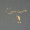 Gold Book Гостевая книга Cheers 23x25 см 176 белых страниц
