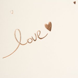 Весільний альбом Goldbuch Raining Hearts персиковий 30x31 см 60 білих сторінок