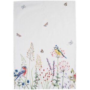 Clayre & Eef SFL42 Чайное полотенце 50x70 см белый...