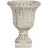 Горщик для квітів Clayre & Eef 6TE0304 Ø 15x20 см Сіро-коричневий камяний круглий кімнатний горщик для квітів