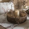 Clayre & Eef REB01 Скатертина 100x100 см бежевий кролик