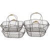 Кошик (набір з 2) 38x28x36 - 34x23x32 - 31x20x27 - 27x17x24 см коричневий 6Y3775