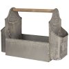 Декорація Ящик для садового інструменту 50x26x23 см сірий 6Y3924