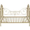 Лежак для собак 80x53x58 см золотой 40180GO