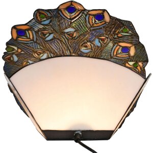 Настольная лампа Tiffany 32x30 см E14-max 1x40W многоцветная 5LL-6044
