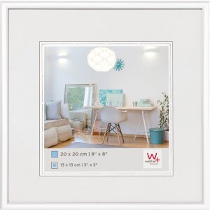 Пластикова рамка Walther New Lifestyle 13x13 см біла