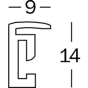 Пластикова рамка Walther New Lifestyle 15x15 см золото