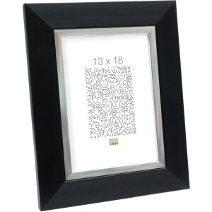 Пластикова рамка S41N чорне скло преміум-класу 10x15 см