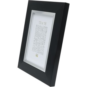 Пластикова рамка S41N чорне скло преміум-класу 15x20 см