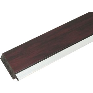 Пластиковая рама S41N красное дерево 30x40 см премиум-стекло
