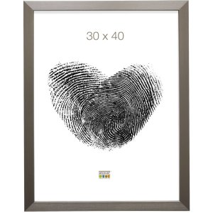 Пластиковая рамка S41VD1 серебро 15x20 см антибликовое стекло