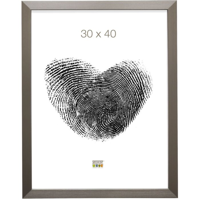 Пластиковая рамка Deknudt S41VD1 серебро 20x30 см антибликовое стекло