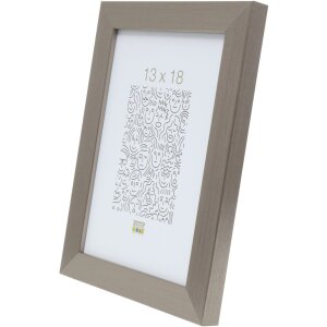 Пластиковая рамка Deknudt S41VD1 серебро 20x30 см антибликовое стекло