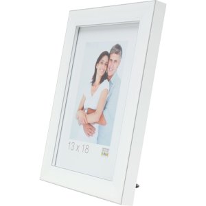 Пластикова рамка Deknudt S41VK біла 40x50 см преміум-скло
