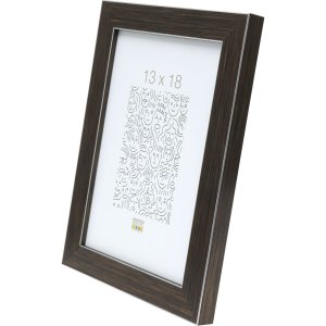 Пластикова рамка Deknudt S41VK коричнева 15x20 см преміум-скло