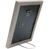 Деревяна рамка S66KH3 коричнево-сіра 30x30 см з паспарту