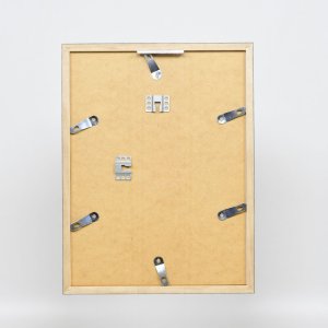 Эффектная деревянная рамка профиль 33 черный 10x15 см обычное стекло