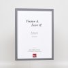 Эффектная деревянная рама профиль 35 антрацит 10x15 см обычное стекло + разделитель