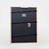 Эффектная деревянная рамка профиль 23 красный 10x15 см музейное стекло