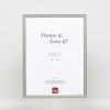 Эффектная рамка из массива дерева профиль 25 синий 10,5x14,8 см антибликовое стекло